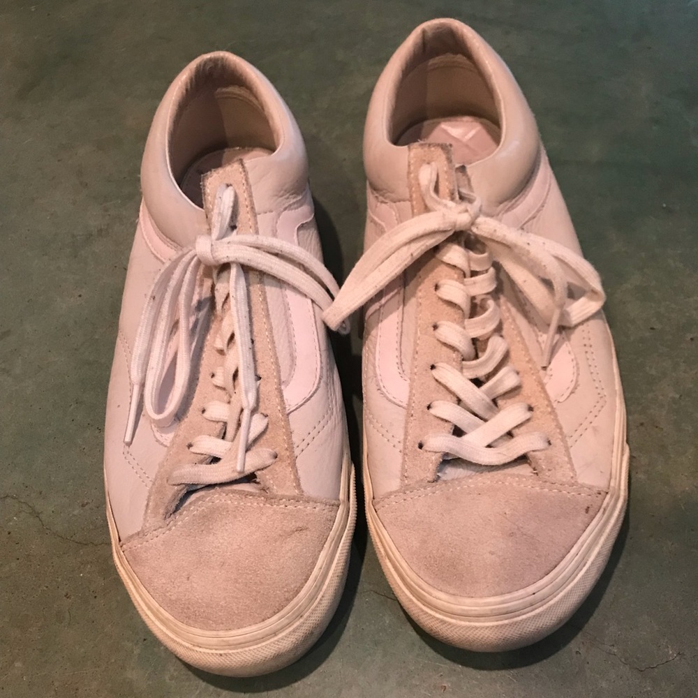 Men’s Vans sneakers, size 11, white/cream